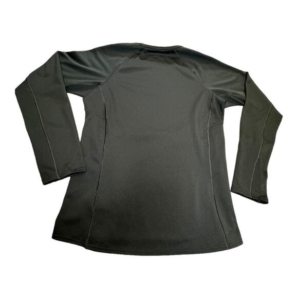 Patagonia Shirt Womens L Black Capilene Base Layer Mid Weight Hiking - Picture 2 of 4